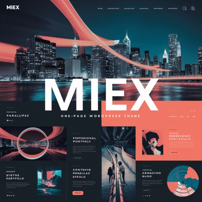 Miex: One Page WordPress Theme