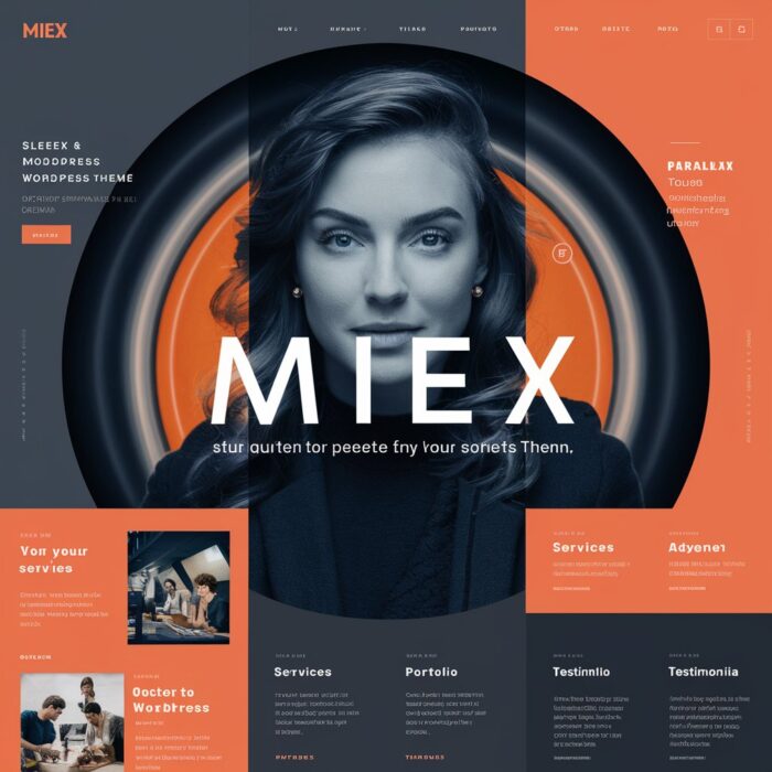 Miex: One Page WordPress Theme