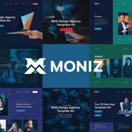 Moniz – Web Design Agency Elementor Template Kit